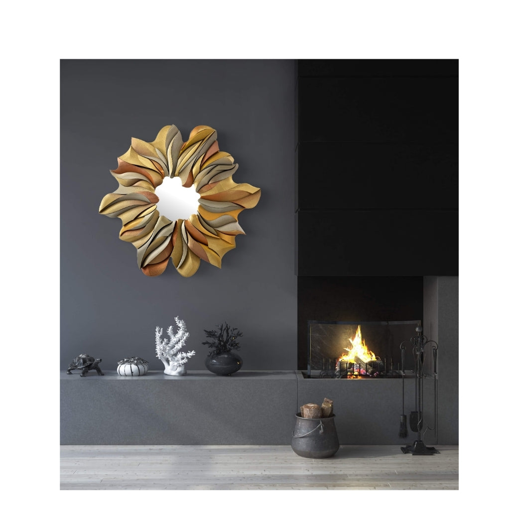 Mirror Golden Flower