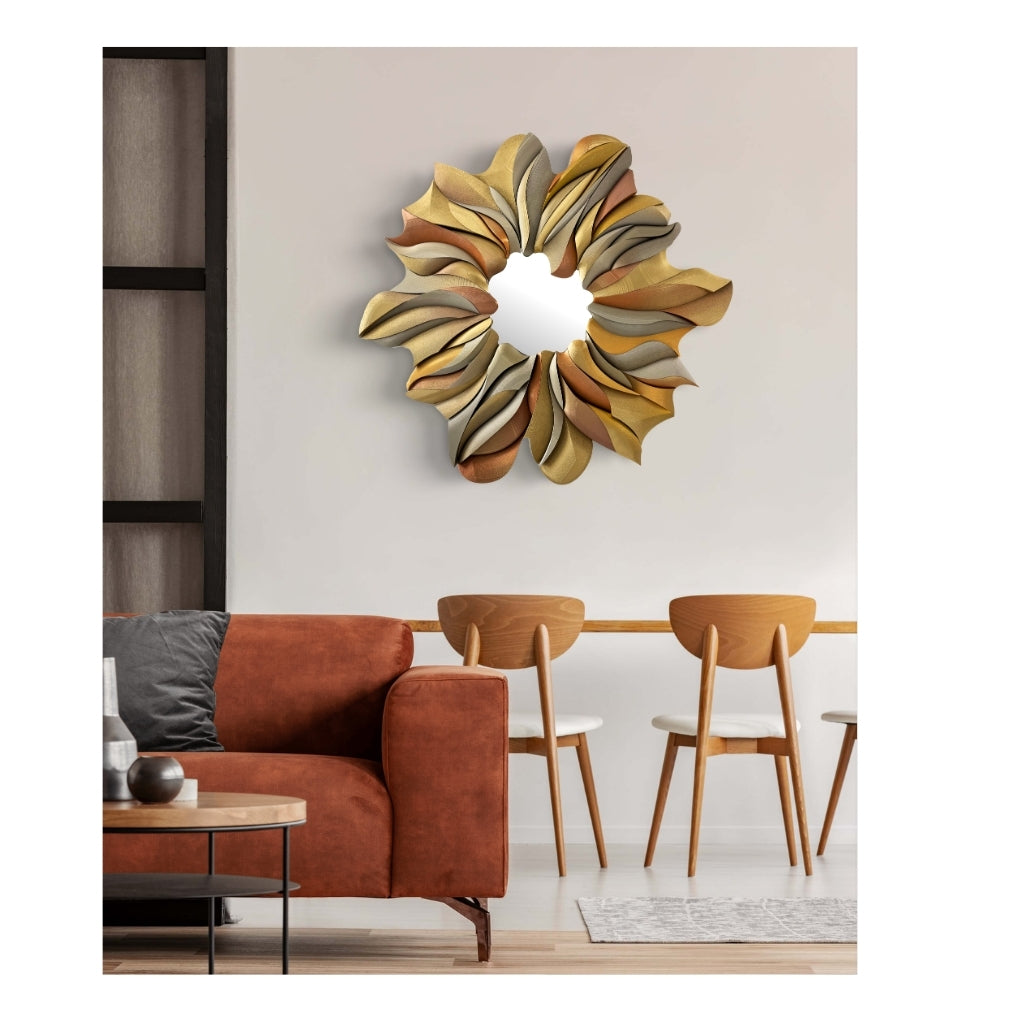 Mirror Golden Flower