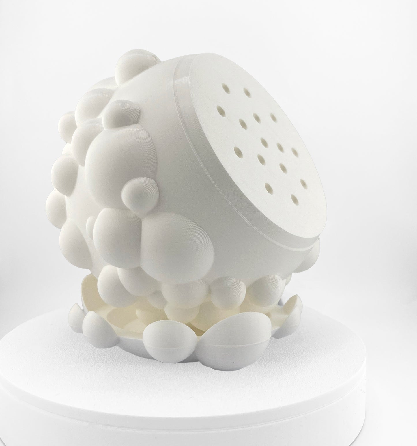 Flower Pot CLOUDS (White)