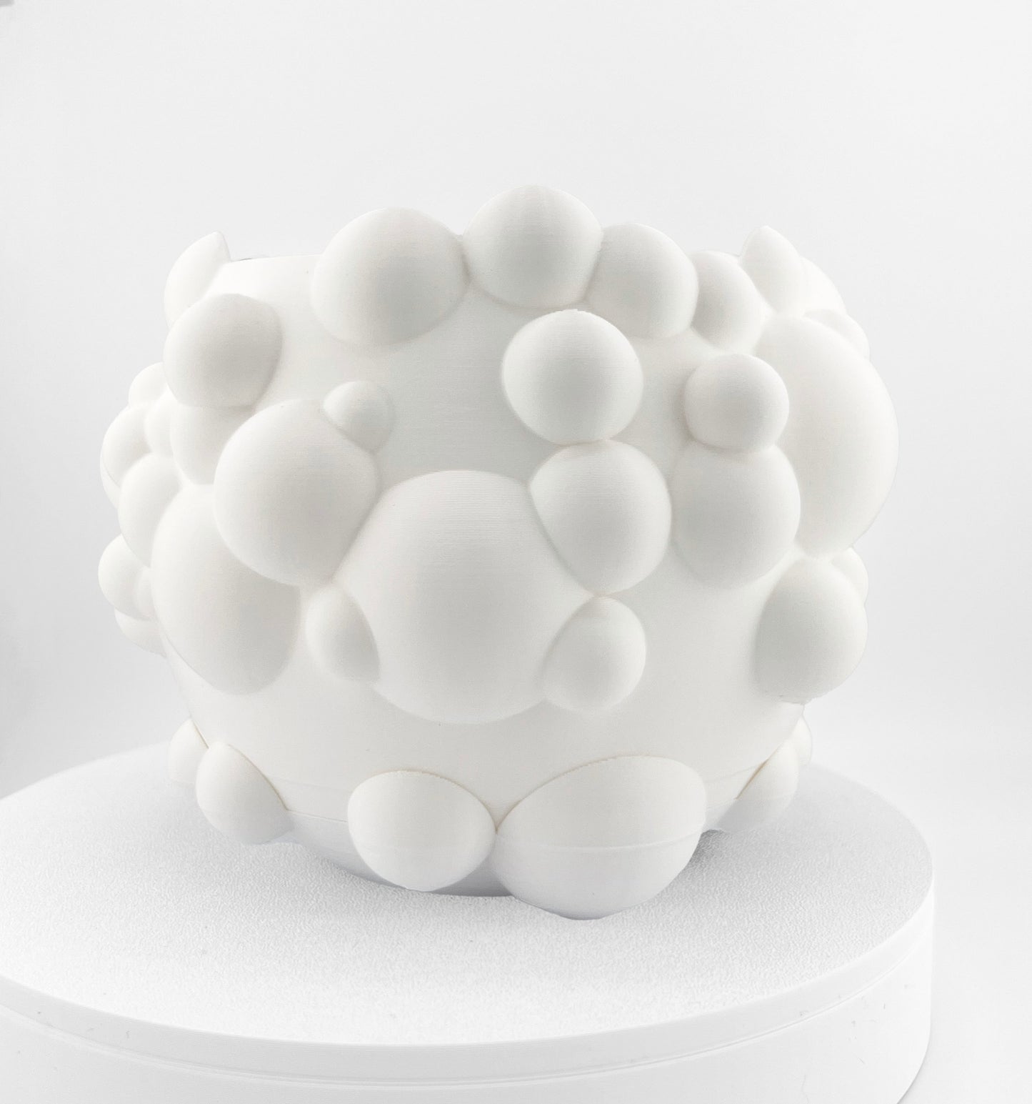 Flower Pot CLOUDS (White)