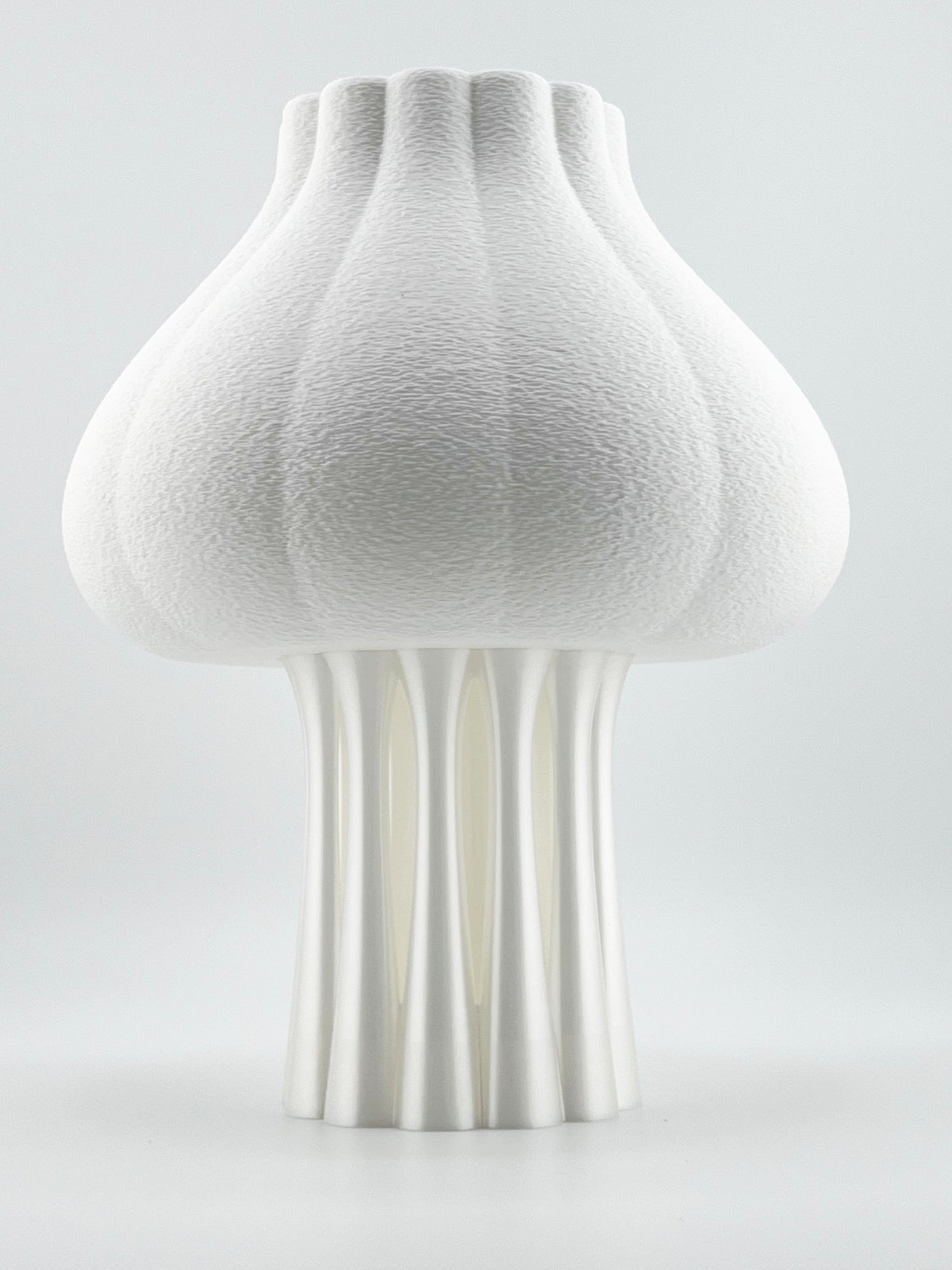 white jellyfish vase