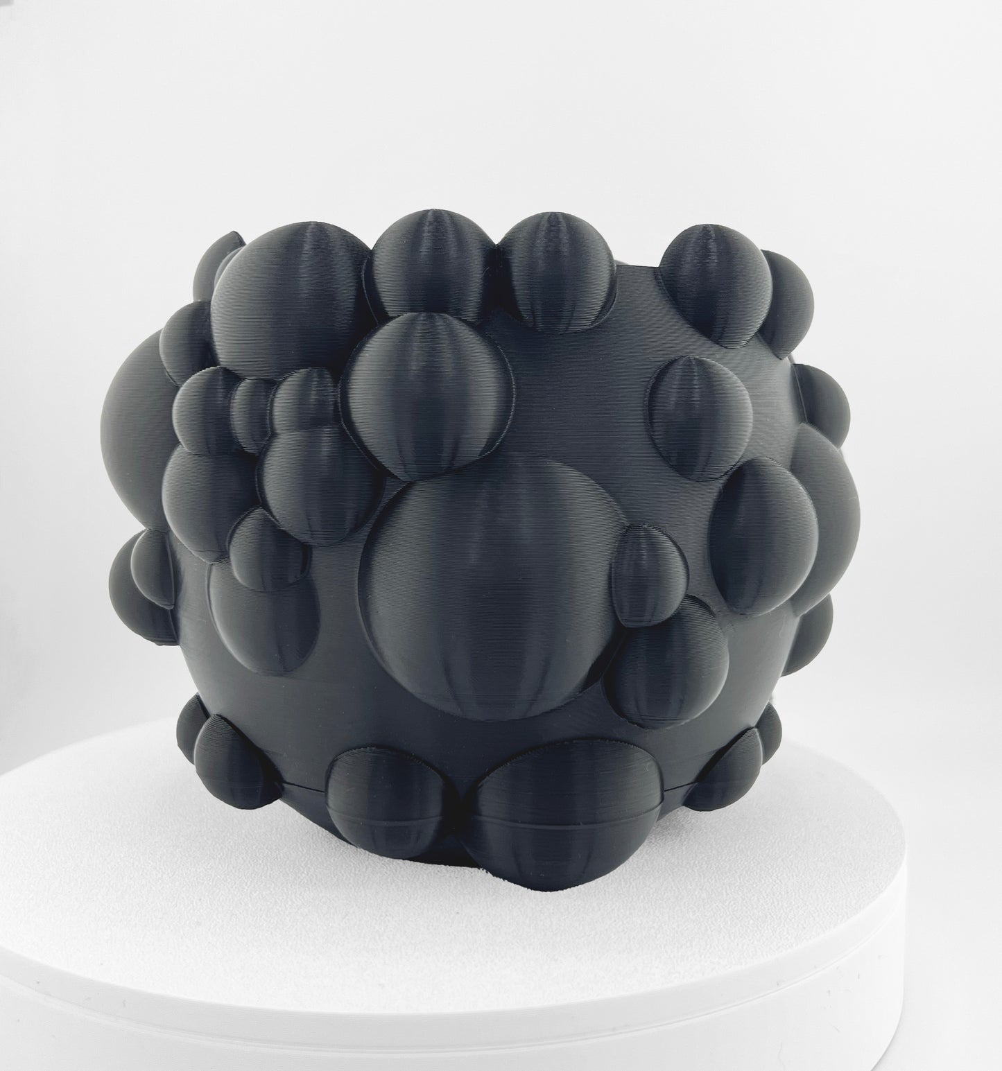Flower Pot CLOUDS (Black)