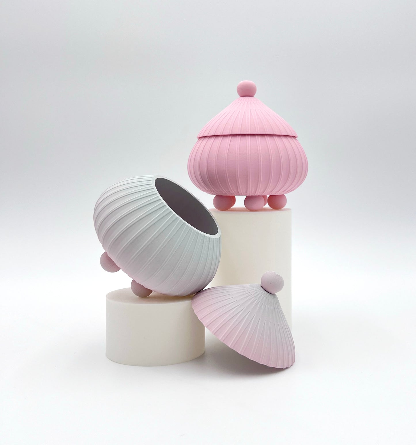 Jar DELICIOUS SECRET (Pink Grey)