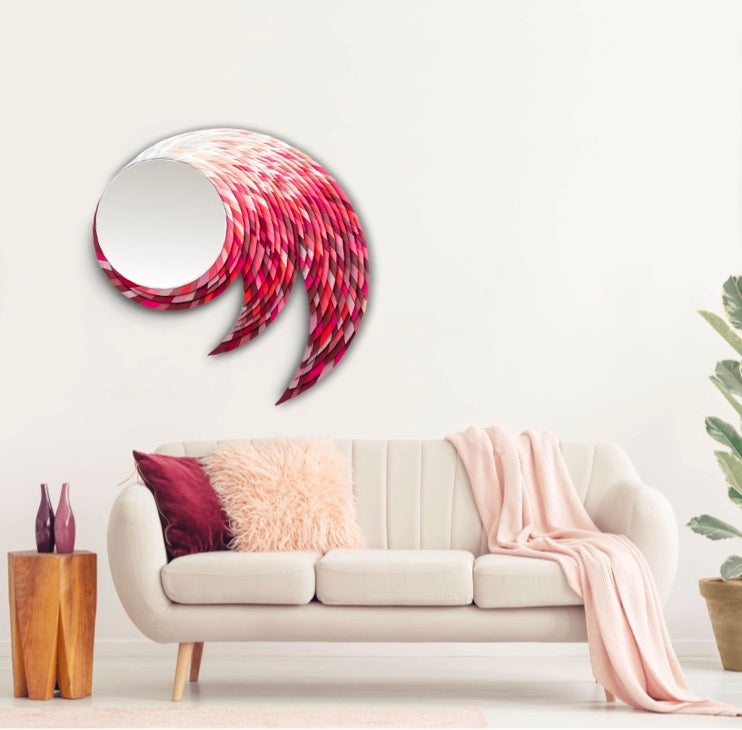 Decorative wall mirror FENIX with exclusive design UAE