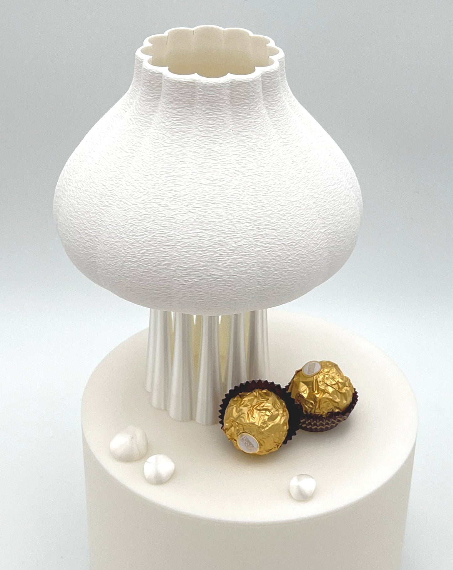 Vase JELLYFISH (White).