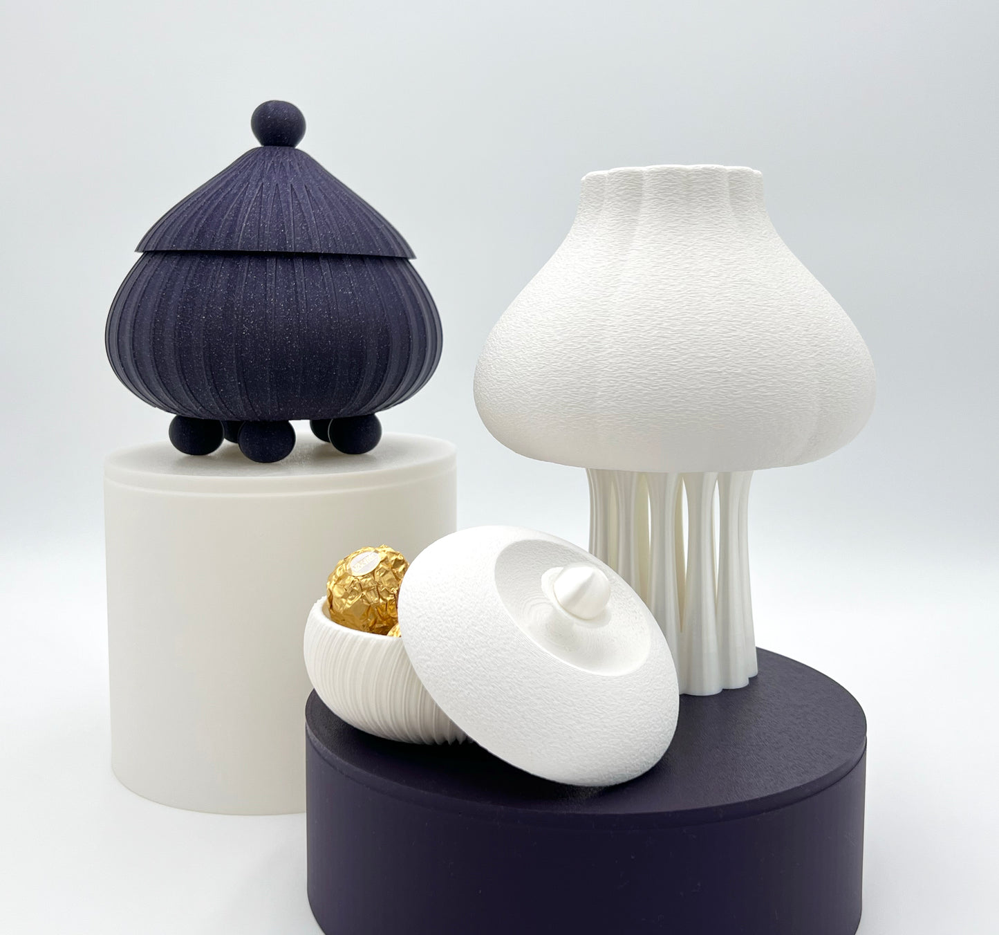 Vase JELLYFISH (White)