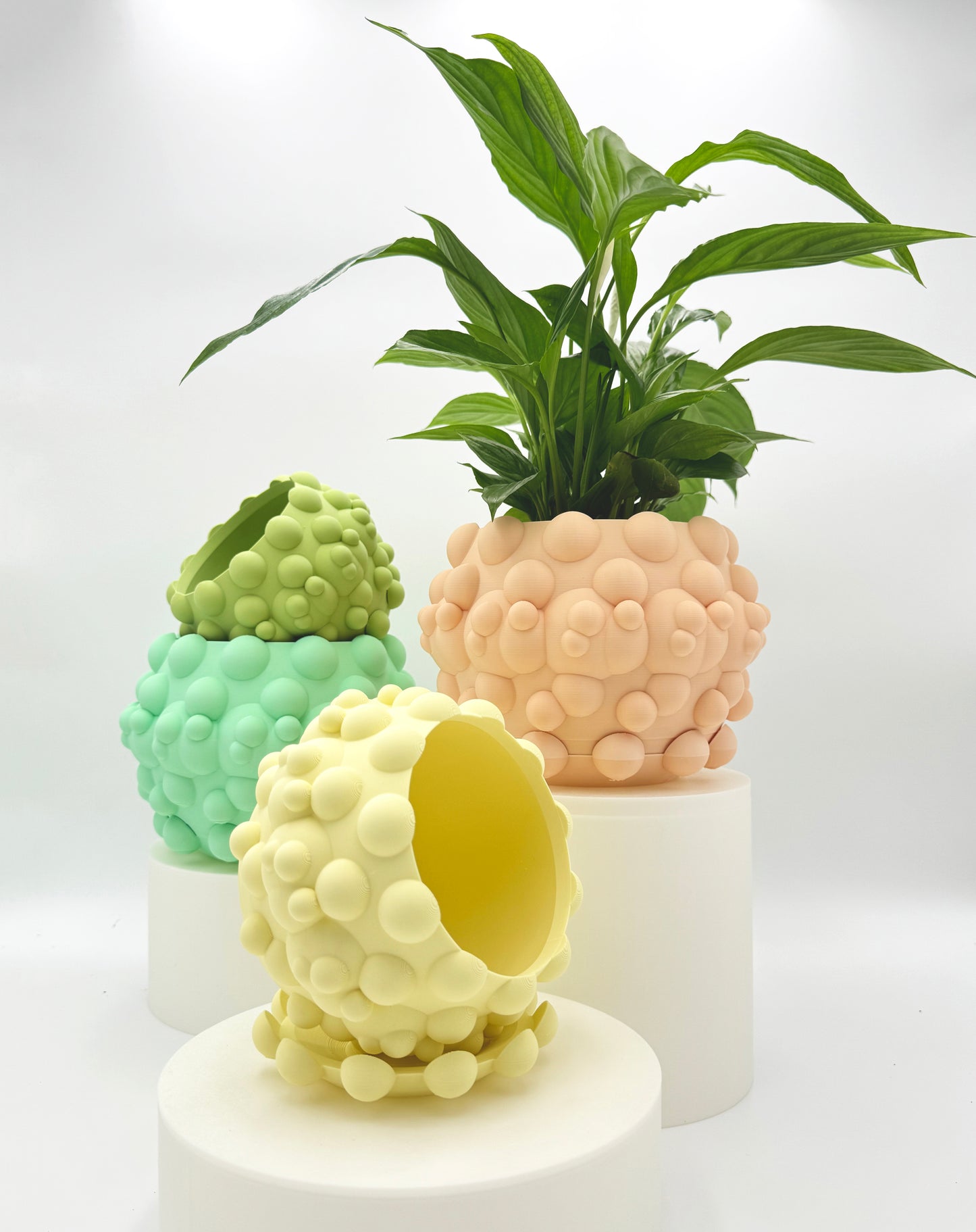 Flower Pot ROUND & ROUND (Green Soft)