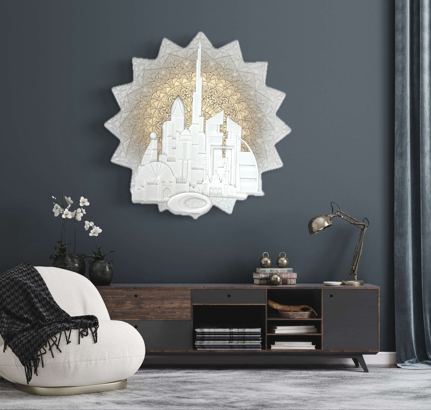 Wall decoration/Custom mosaic/Unique design/Islamic art/Dubai