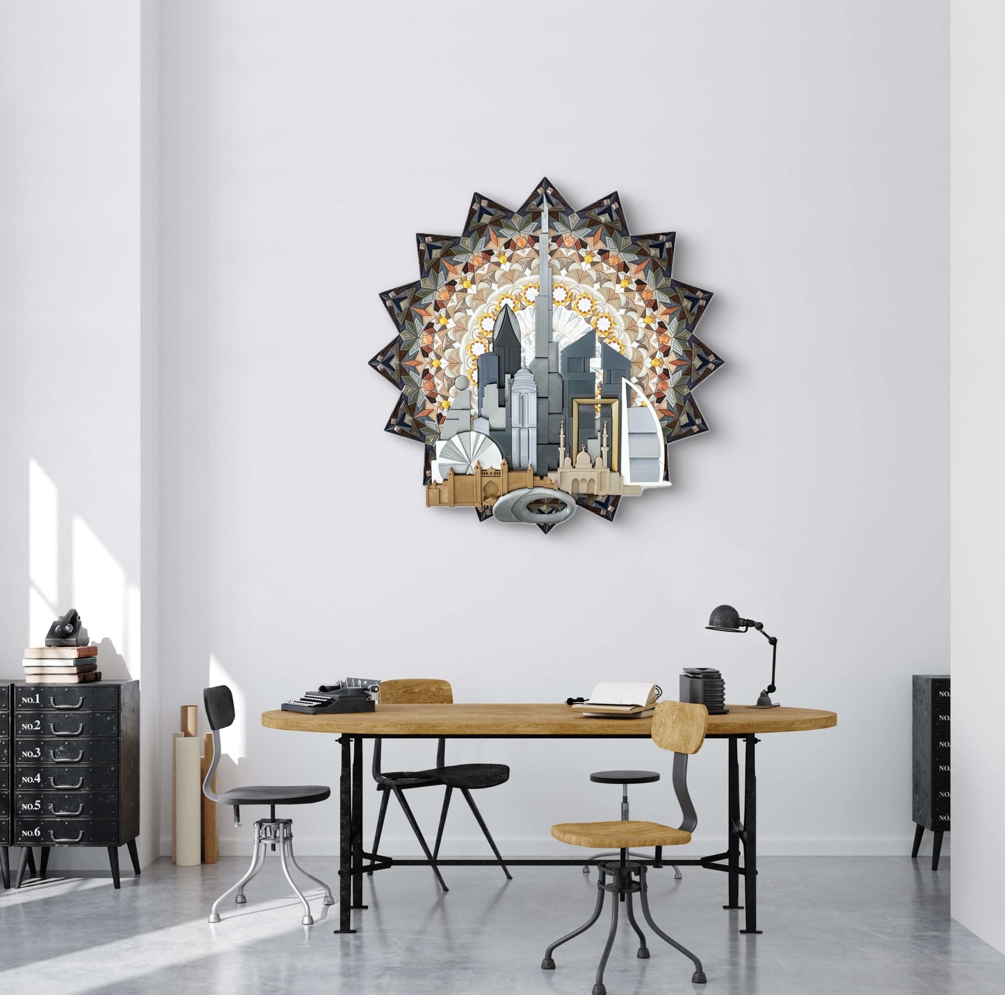 Wall decoration/Custom mosaic/Unique design/Islamic art/Dubai