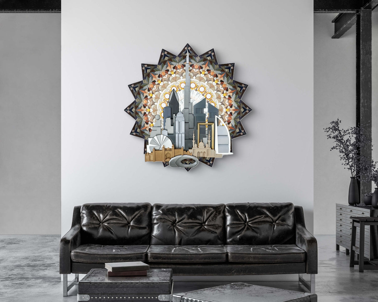Wall decoration/Custom mosaic/Unique design/Islamic art/Dubai