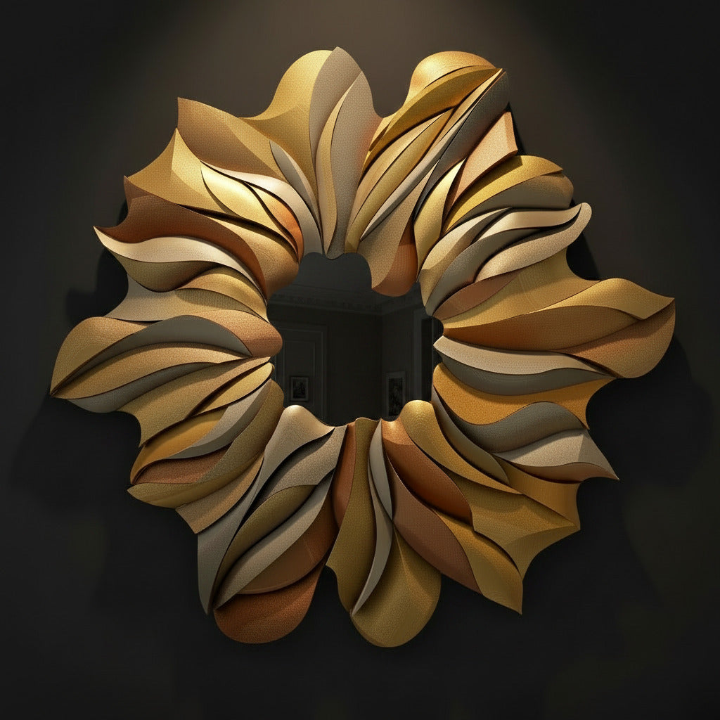 JOVI Luxe Mirrors Collection | Sculptural Mosaic Designer Mirrors Dubai | JOVI Creative