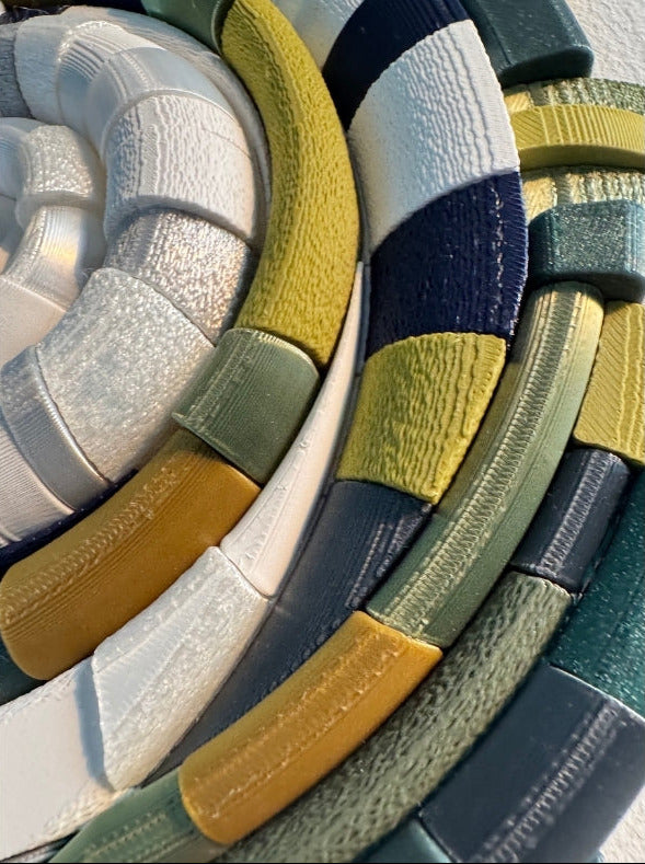 Contemporary mosaic inspired by the MOON