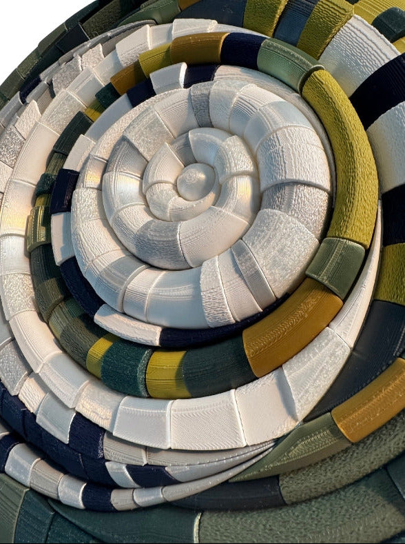 Contemporary mosaic inspired by the MOON