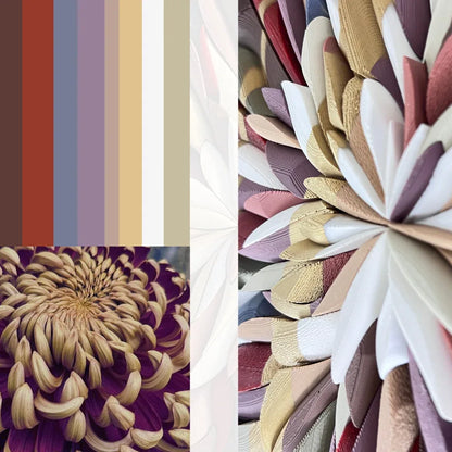Mosaic Anthemion Red mood board & inspiration  | JOVI Creative 