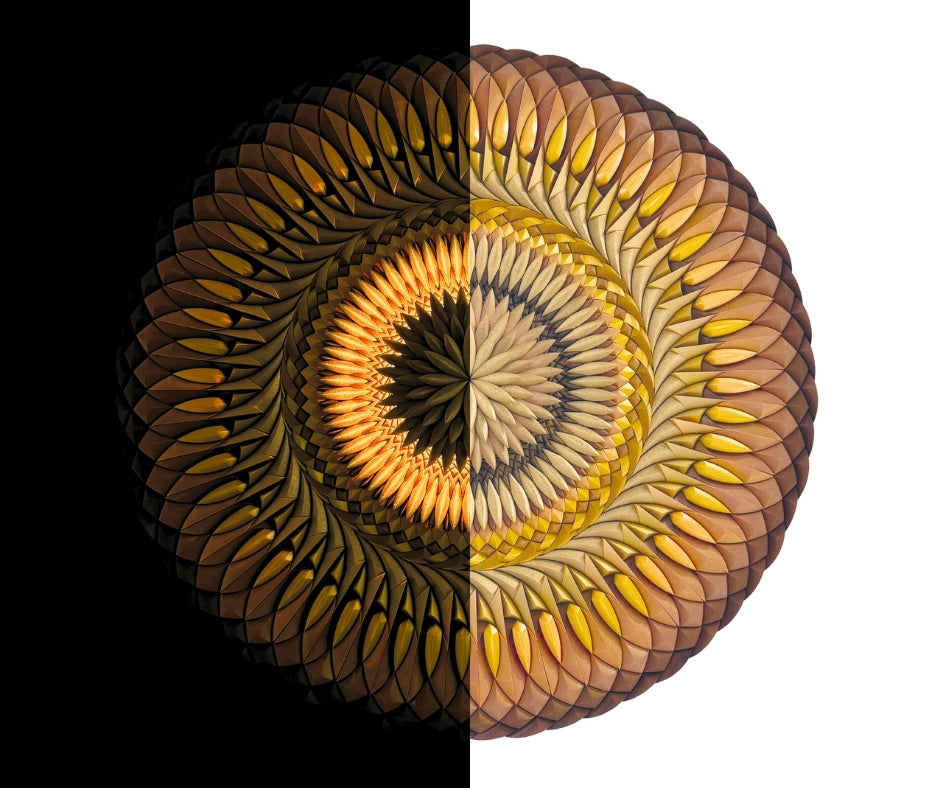 Mosaic Rising Sun (with LED)