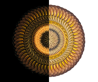 Mosaic Rising Sun (with LED)