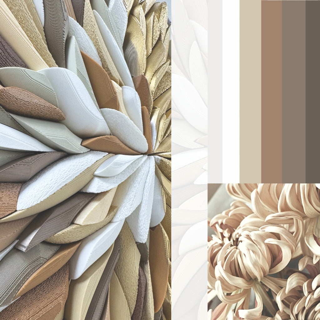 Chrysantheum inspiration in art