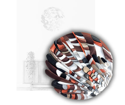 Mosaic Eagle's Feather