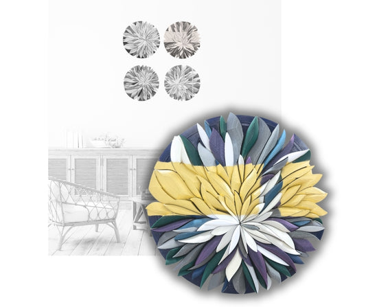 Mosaic Anthemion Blue