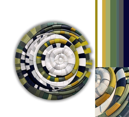 Contemporary mosaic inspired by the MOON