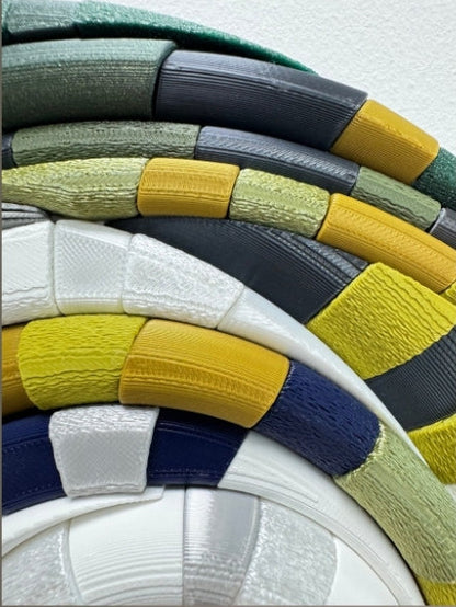 Contemporary mosaic inspired by the MOON