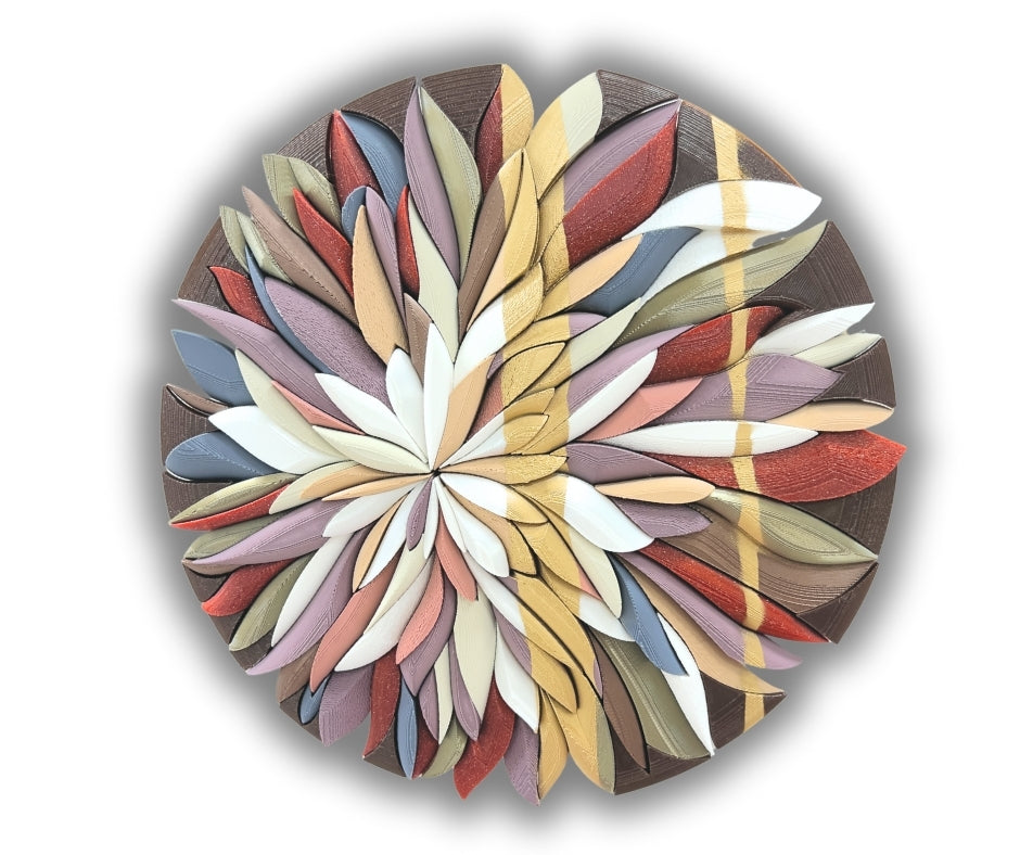 Mosaic Anthemion Red