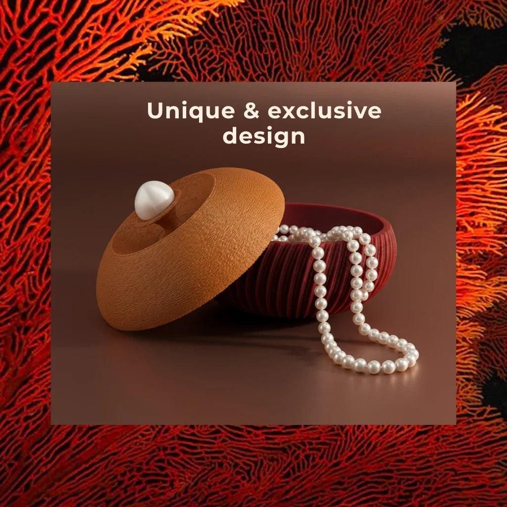 Box Copper Pearl luxury decorative box for jewelry | JOVI Creative 