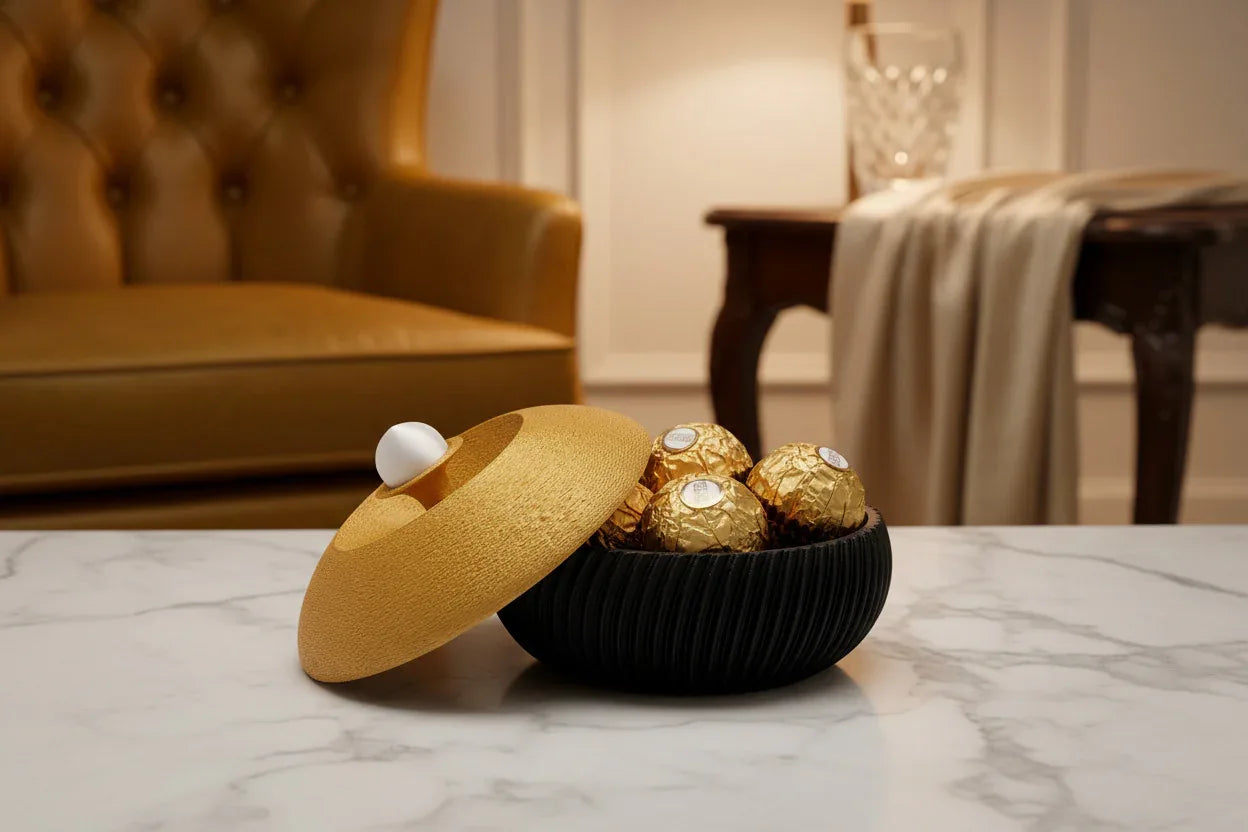 Box Gold Pearl in exclusive interior decor | JOVI Creative 