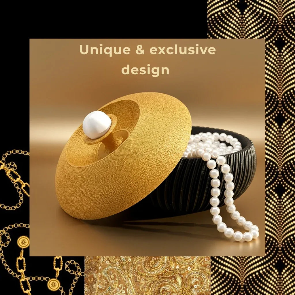 Box Gold Pearl lifestyle styling  | JOVI Creative 