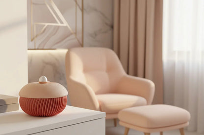 Box Rose Pearl in cozy interior | JOVI Creative 