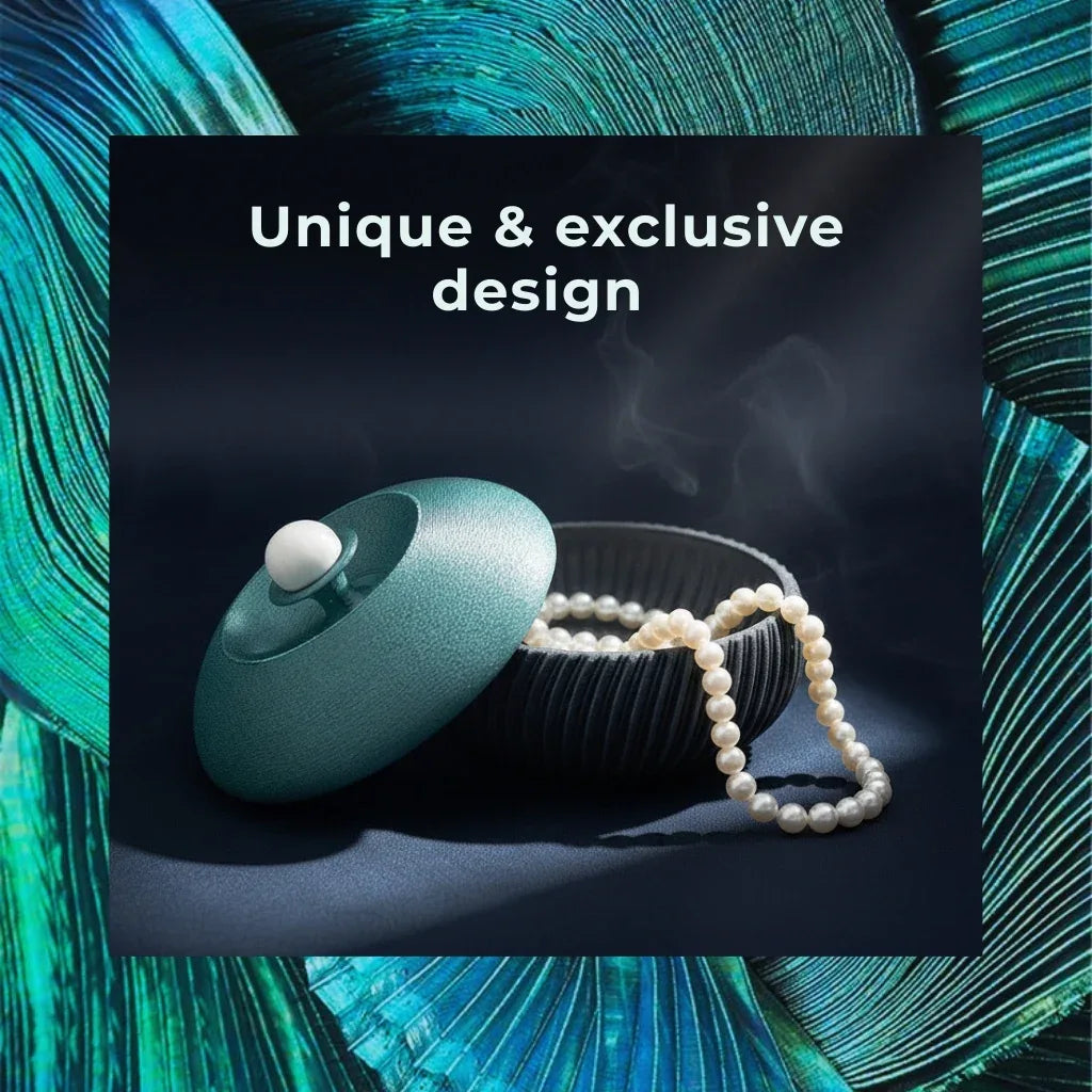 Box Sparkling Green Pearl lifestyle styling | JOVI Creative 