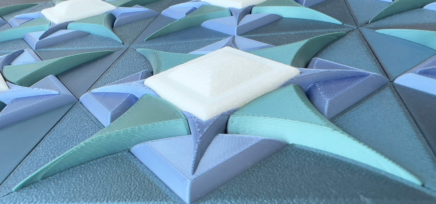 Custom wall panel/decor Sea Blue/ UAE 