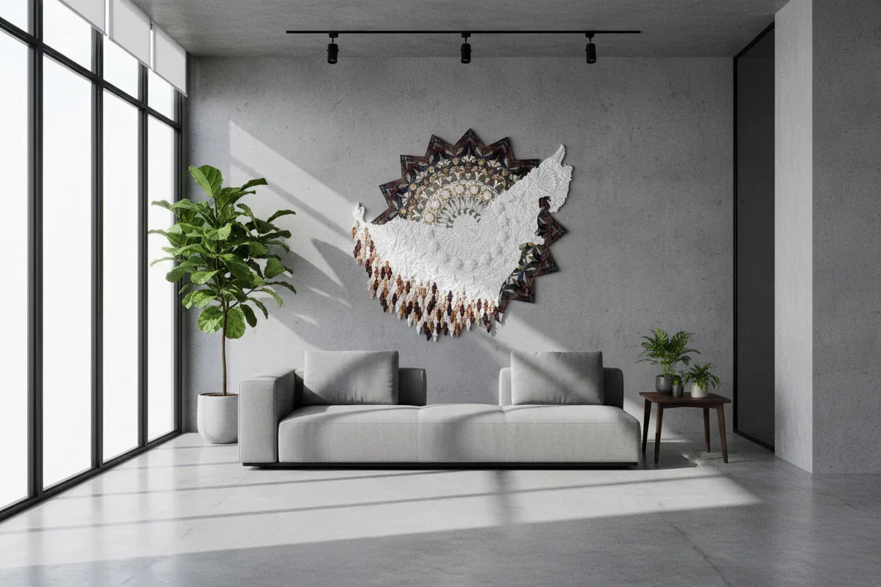 Handcrafted mosaic texture detail  | JOVI Creative 