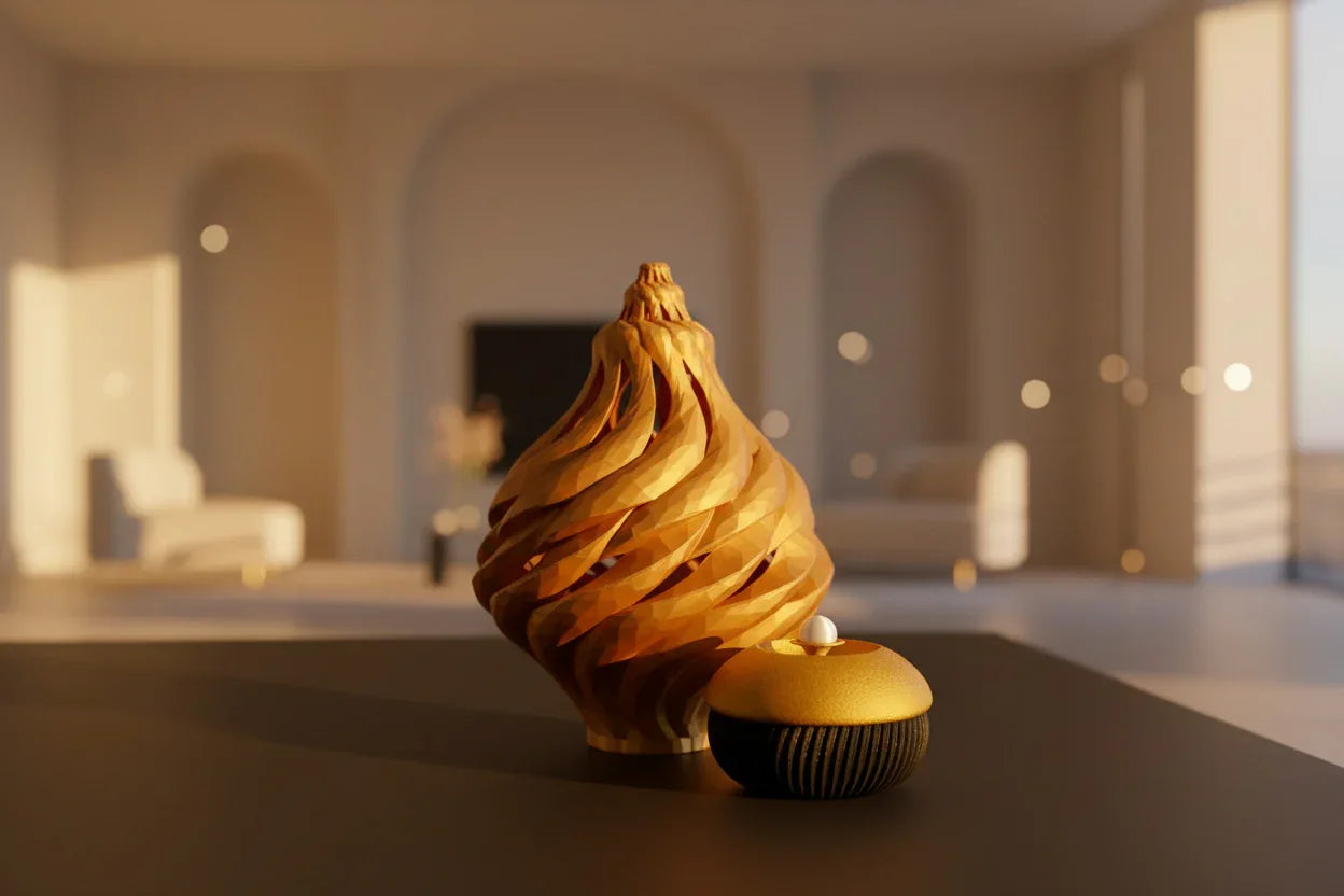 Box Gold Pearl & gold light for unique interior  | JOVI Creative 