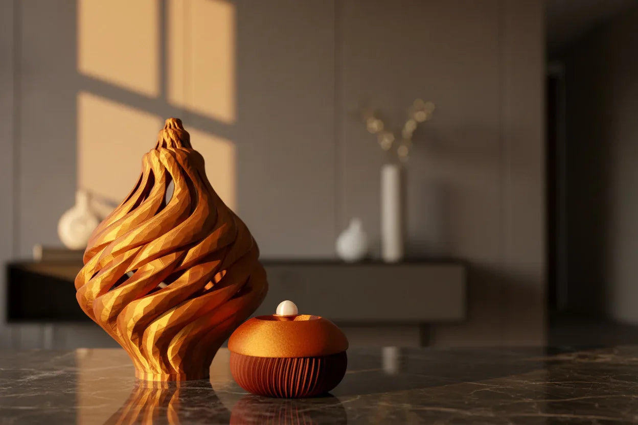 Luxury Box Copper Pearl & copper light in luxury interior | JOVI Creative  