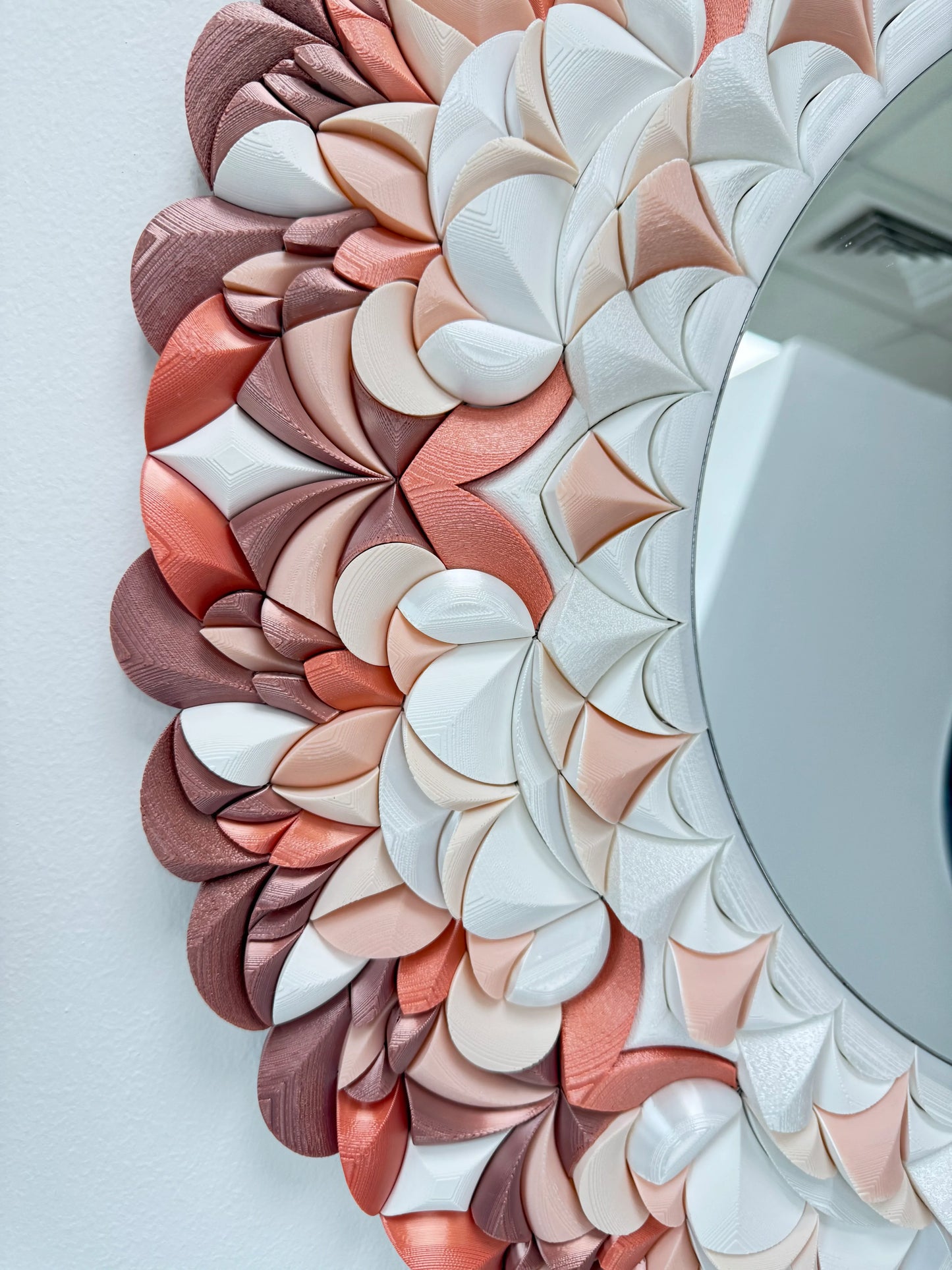 Cherry Blossom Pink geometric pattern lines detail | JOVI Creative 