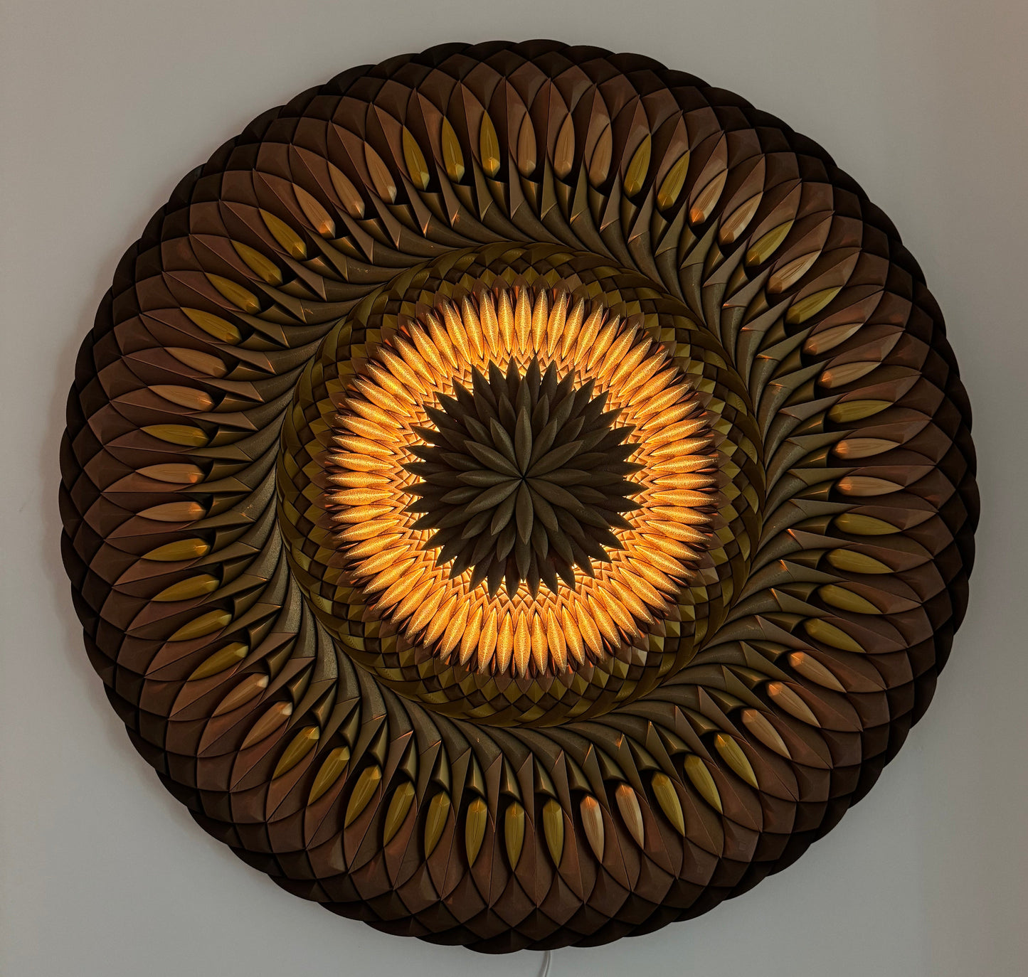 Mosaic Rising Sun (with LED)