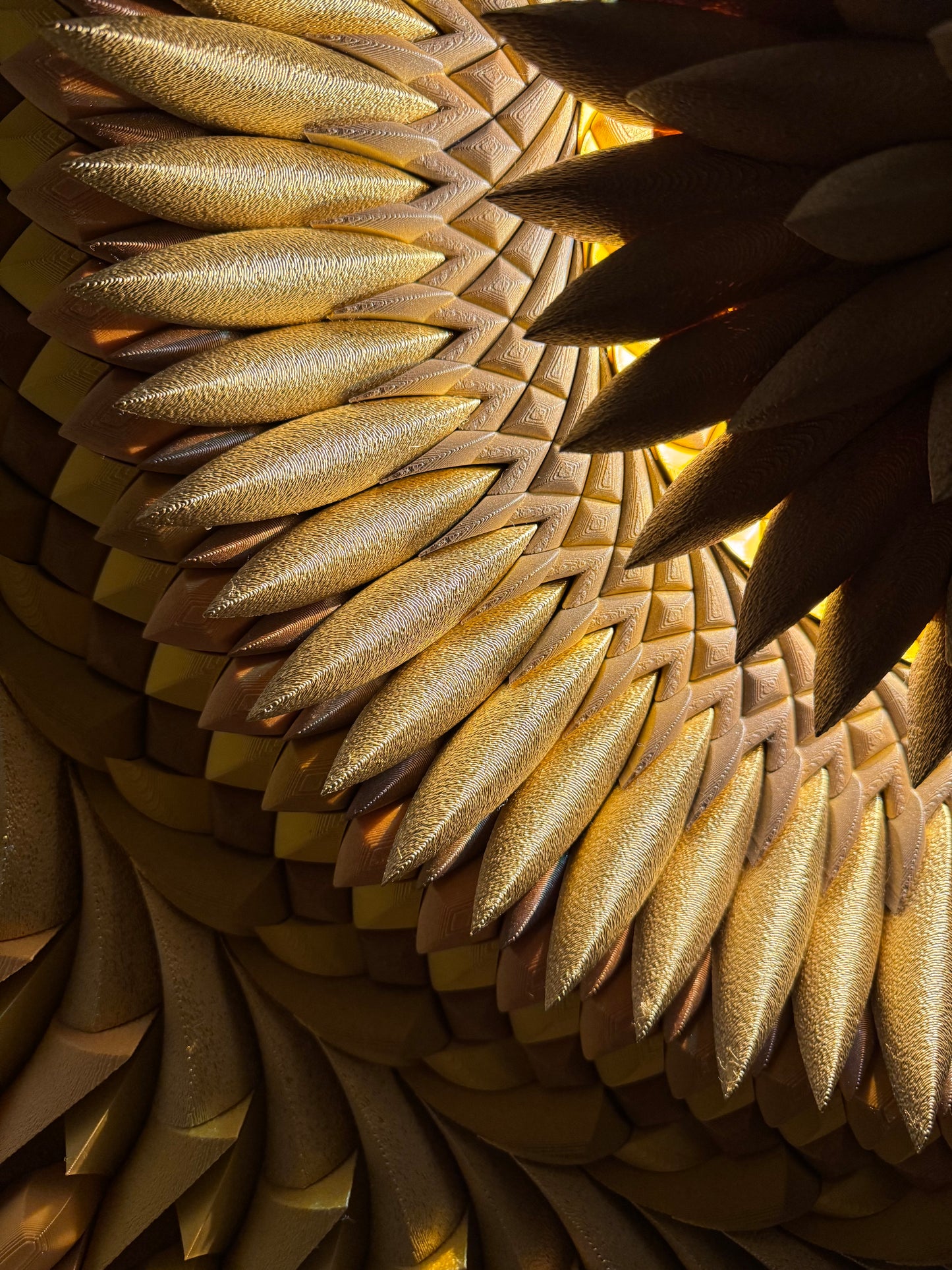 Mosaic Rising Sun (with LED)