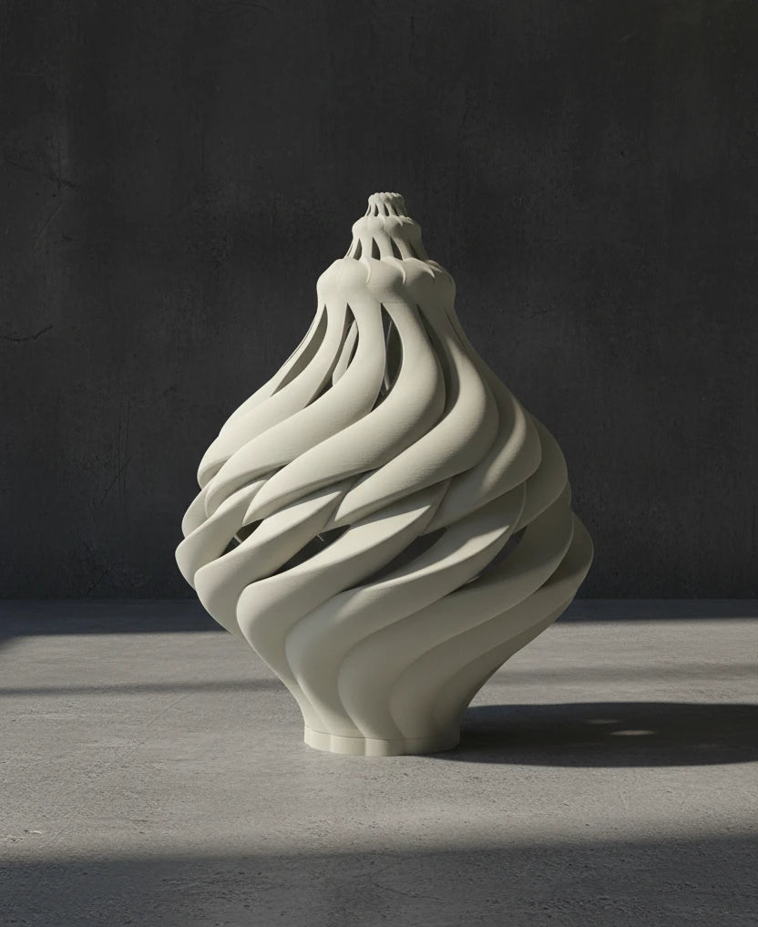 Light_Sea_Shell_Beige_Matte_sculptural_table_light