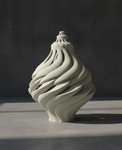 Light_Sea_Shell_Beige_Matte_sculptural_table_light