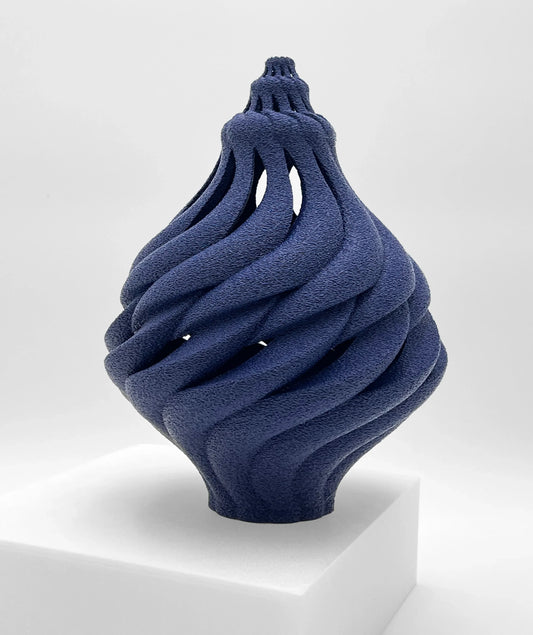 Light Sea Shell Blue sculptural table light | JOVI Creative 