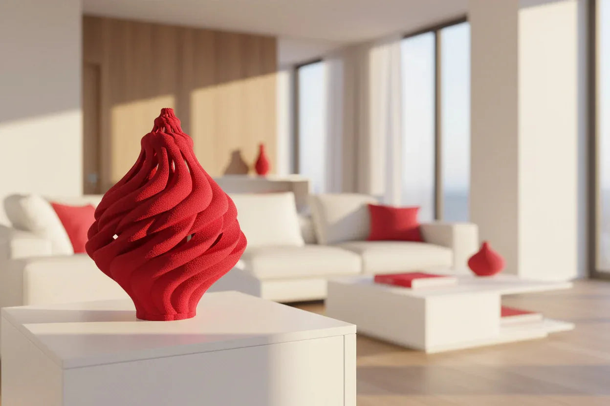 Light Sea Shell Red in exclusive interior | JOVI Creative 