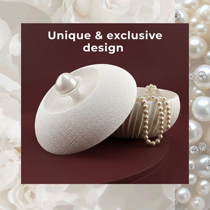 Luxury Box White Pearl for jewelry | JOVI Creative 