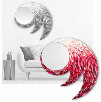 Mirror Flamingo sculptural mosaic | JOVI Creative