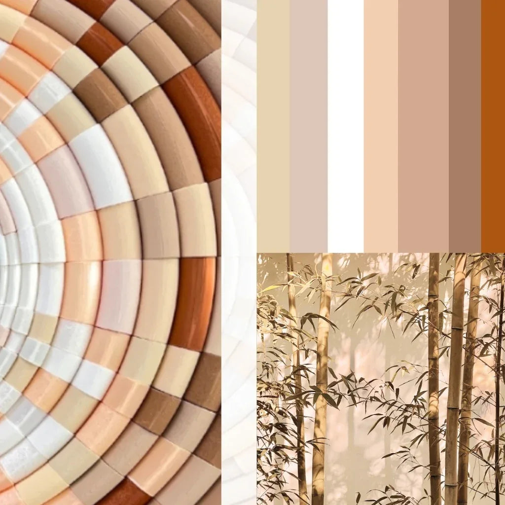 Mirror Bamboo Soft mood board inspiration | JOVI Creative 