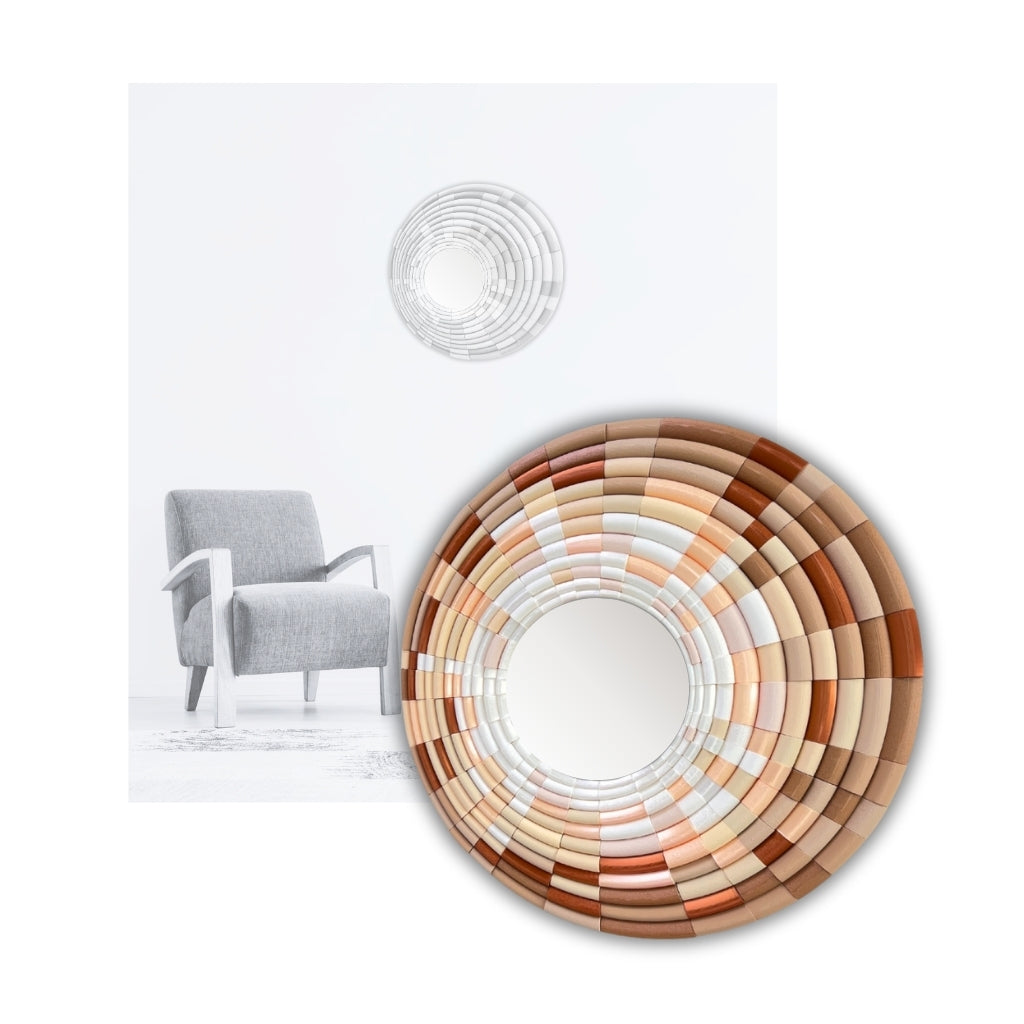 Mirror Bamboo Soft sculptural mosaic | JOVI Creative