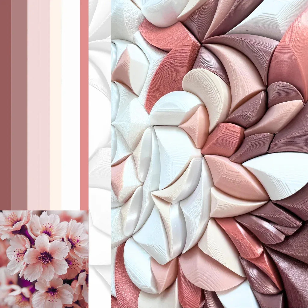 Mirror Cherry Blossom Pink Mood board & inspiration | JOVI Creative 