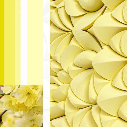 Mirror Cherry Blossom Yellow Mood bord & inspiration | JOVI Creative 