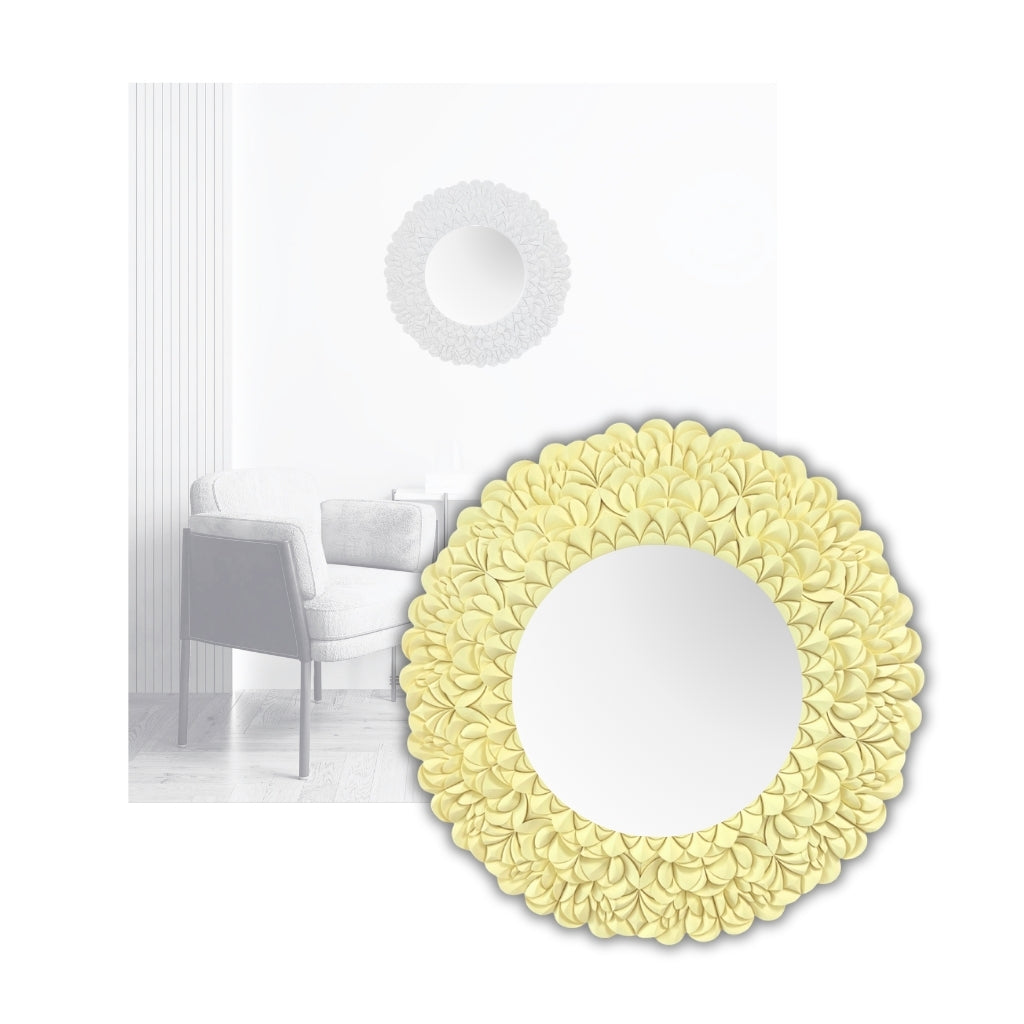 Mirror Cherry Blossom Yellow mosaic | JOVI Creative