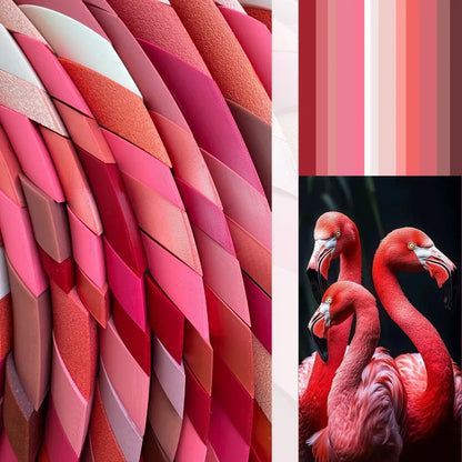 Mirror Flamingo Mood board & inspiration | JOVI Creative 